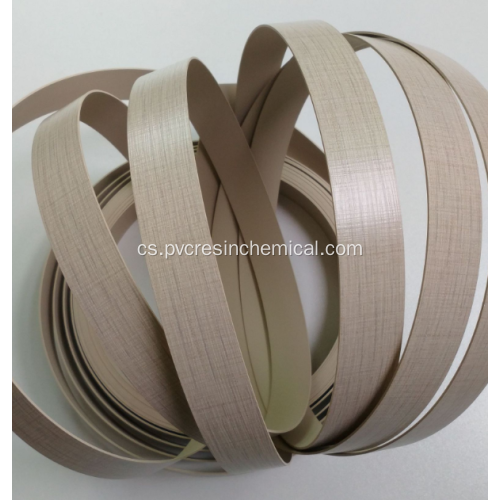 Pružný pásek z PVC s barevným profilem